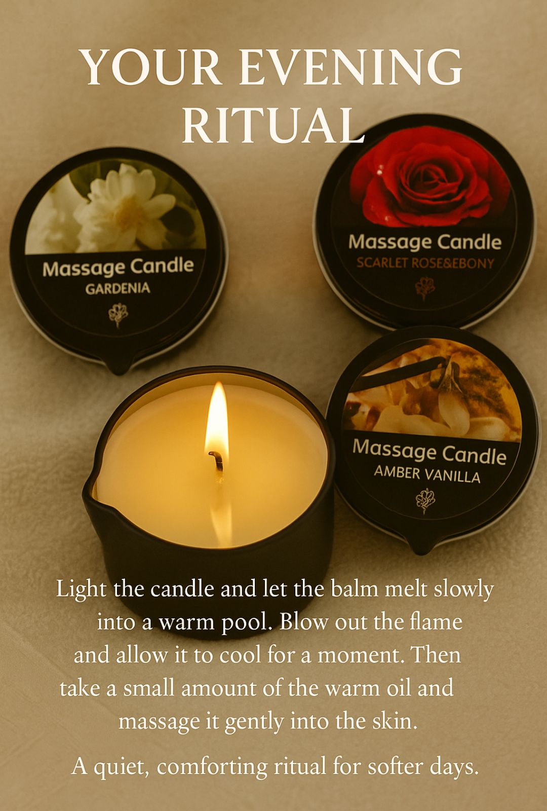 Lunnamell Massage Candle